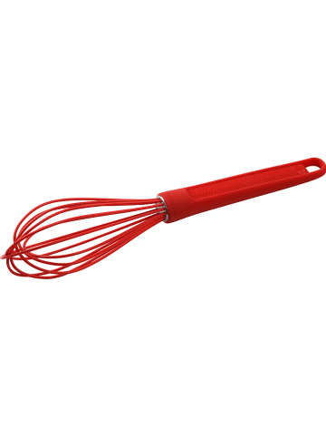 Dr. Oetker Silikon-Schneebesen "Flexxible Love" in Rot - (L)25 cm