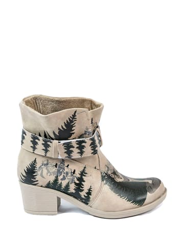 Streetfly Stiefeletten in Beige/ Bunt