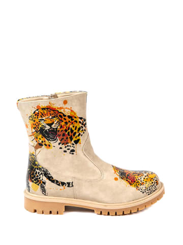 Streetfly Boots in Beige/ Bunt
