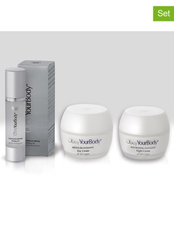 Obey Your Body 3tlg. Gesichtspflegeset "Silver"