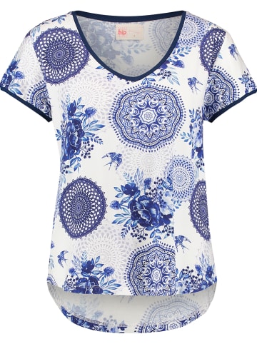 Hip Shirt "Grande" in Blau