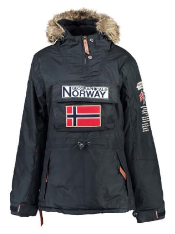Geographical Norway Parka "Boomera" w kolorze granatowym