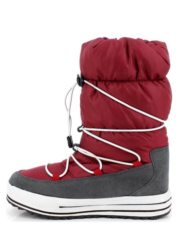 Kimberfeel Winterstiefel "Many" in Rot/ Grau