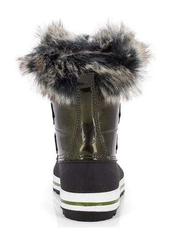 Kimberfeel Winterlaarzen "Diana" olijfgroen/zwart