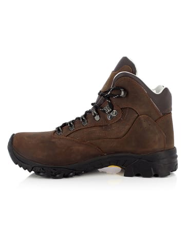 Kimberfeel Leder-Wanderboots "Zermath" in Braun