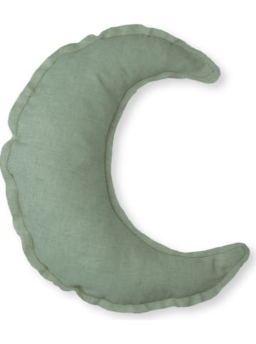 The Wild Hug Kissen "Moon" in Grün - (L)50 x (B)40 cm