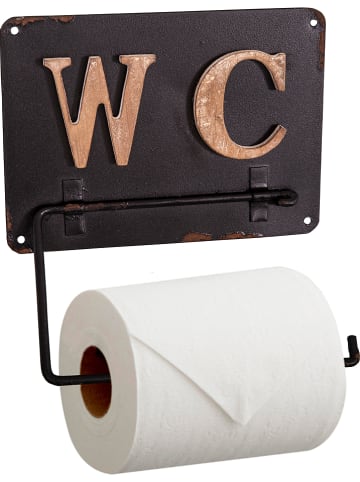 Anticline Uchwyt w kolorze brązowym na papier toaletowy - 16,5 x 18 cm