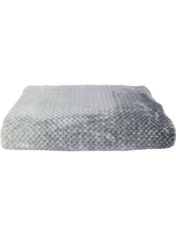 THE HOME DECO FACTORY Plaid in Grau - (L)200 x (B)150 cm