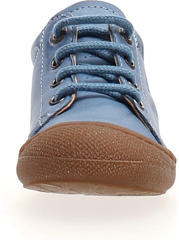 Naturino Leder-Lauflernschuhe in Hellblau