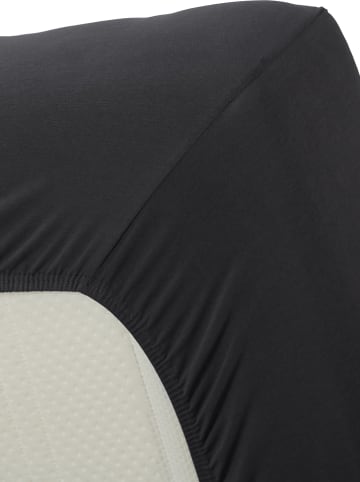 Oilily Jersey-Spannbettlaken in Anthrazit