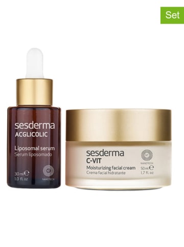 SESDERMA 2tlg. Gesichtspflege-Set "C-Vit & Acglicolic"