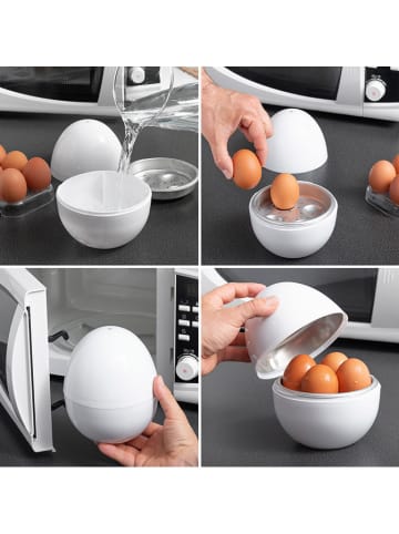 InnovaGoods Przyrząd w kolorze srebrnym do gotowania jajek - (W)16 x Ø 13 cm