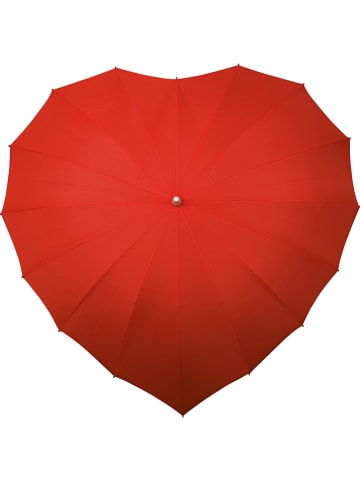 FALCONETTI Stockschirm "Heart" in Rot - Ø 107 cm