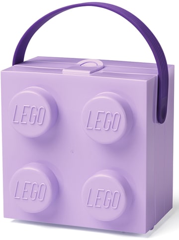 LEGO Lunchbox "Brick 4" paars - (B)16,5 x (H)11,6 x (D)17,3 cm