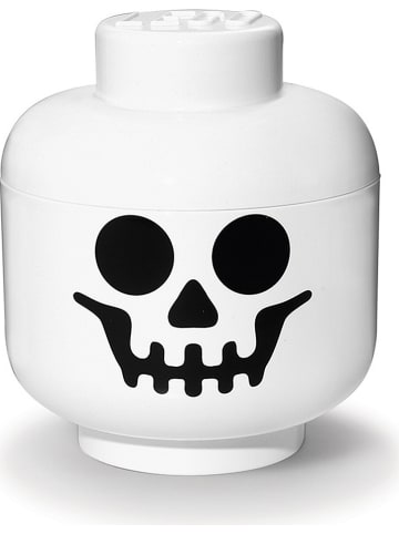 LEGO Opbergbox "Skeleton" wit - (H)27,1 x Ø 24 cm