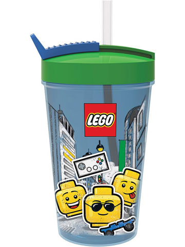 LEGO Trinkbecher "Iconic - Boy" in Blau/ Grün - 500 ml