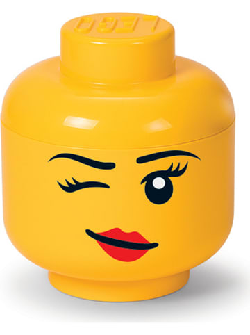 LEGO Aufbewahrungsbox "Whinky" in Gelb - (H)18,5 x Ø 16 cm