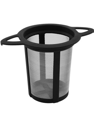 Fackelmann Teefilter in Schwarz - (H)11 x Ø 8 cm