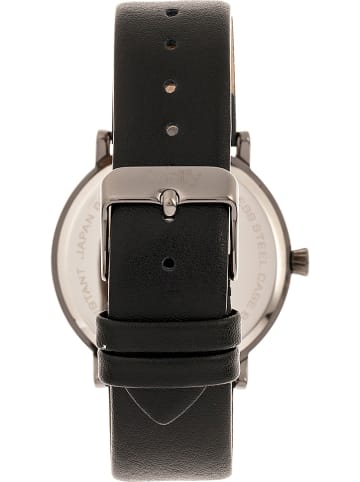 Simplify Kwartshorloge "The 6200" zwart/antraciet