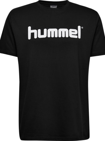 Hummel Koszulka "Logo" w kolorze czarnym