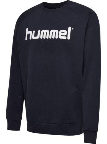 Hummel Sweatshirt "Logo" in Dunkelblau