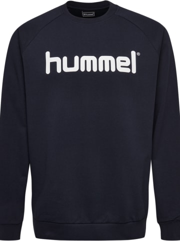 Hummel Sweatshirt "Logo" in Dunkelblau