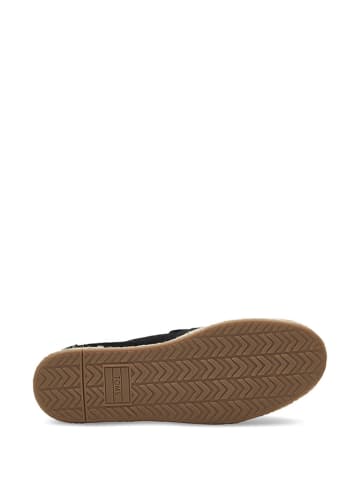 TOMS Skórzane espadryle w kolorze czarnym