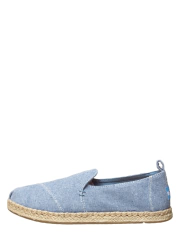 TOMS Espadrilles "Alpargata Rope - Slub Chambray" in Hellblau