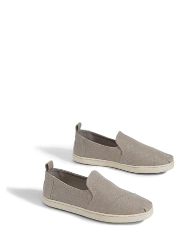 TOMS Slipper in Grau