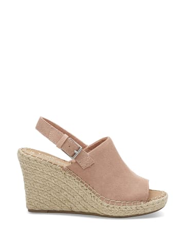 TOMS Leren haksandalen lichtroze