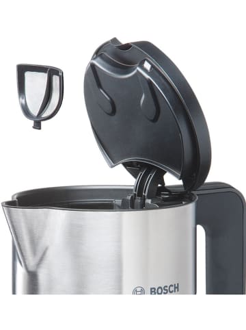 Bosch Kleingeräte Wasserkocher "Styline" in Weiß/ Silber - 1,5 l