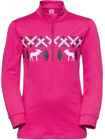 Odlo Fleecepullover "Reindeer" in Pink
