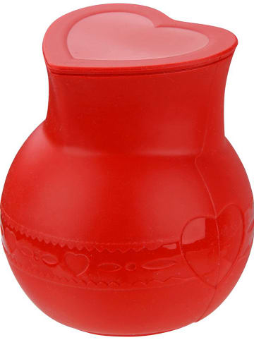 Dr. Oetker Silikonowy garnek "Flexxible Love" w kolorze czerwonym do roztapiania - 250 ml