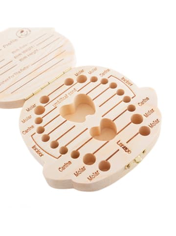 InnovaGoods Melktandendoos beige - (L)12,5 x (B)3 x (H)11,5 cm
