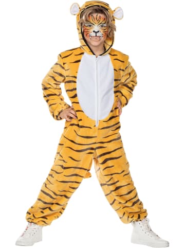 Party x People Kostüm-Overall "Tiger" in Gelb/ Braun