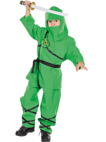Rubie`s 4-częściowy kostium "Ninja" w kolorze zielonym