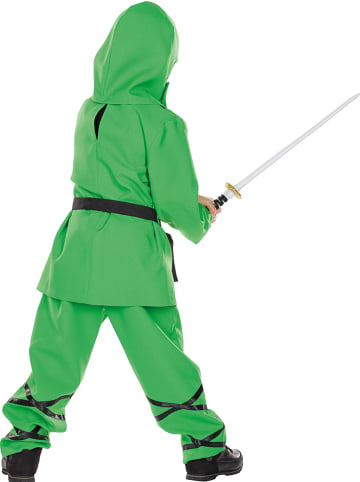 Carnival Party 4-częściowy kostium "Ninja" w kolorze zielonym
