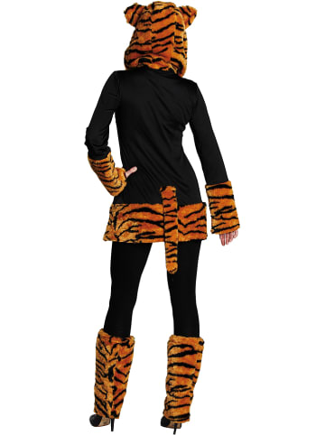 Rubie`s 2-delig kostuum "Tijger" zwart/oranje