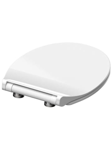 Schütte Wolnoopadająca deska WC "Slim" w kolorze białym