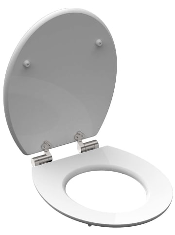 Schütte WC-Sitz mit Absenkautomatik "White" in Weiß