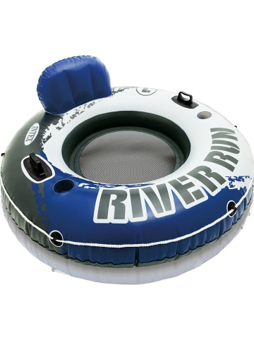 Intex Dmuchany leżak "RiverRun 1" w kolorze niebiesko-białym
