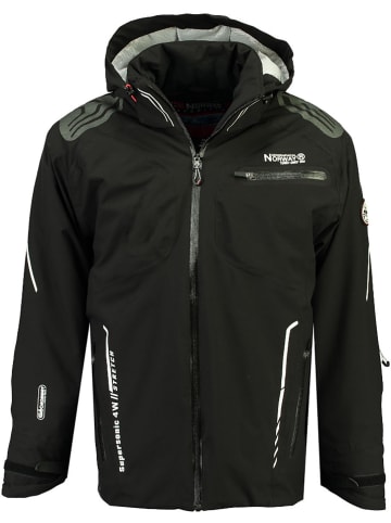 Geographical Norway Kurtka narciarska "Wapiti" w kolorze czarnym