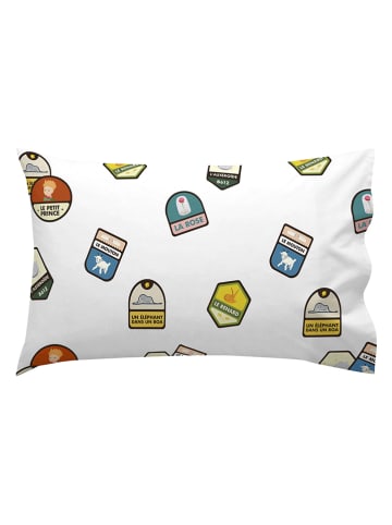 Le Petit Prince Flanellen beddengoedset "Son Avion" blauw