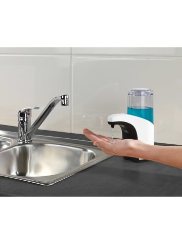Wenko Seifenspender "Butler" in Weiß/ Schwarz - 300 ml