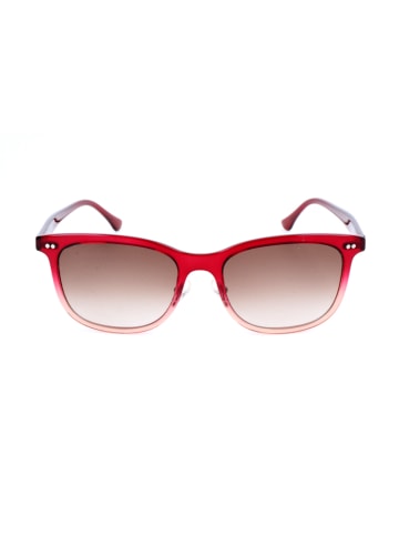 Calvin Klein Damen-Sonnenbrille in Rot/ Hellbraun