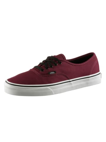 Vans Sneakers "Authentic" in Dunkelrot