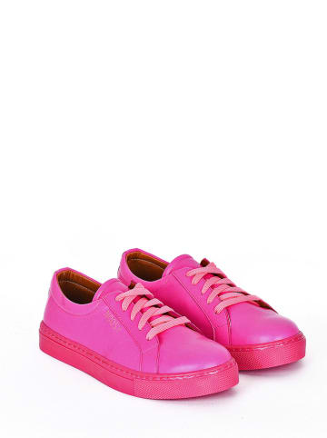 Noosy Leder-Sneaker in Pink