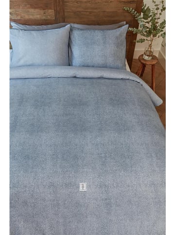 Rivièra Maison Komplet pościeli renforcé "Gingham" w kolorze niebieskim