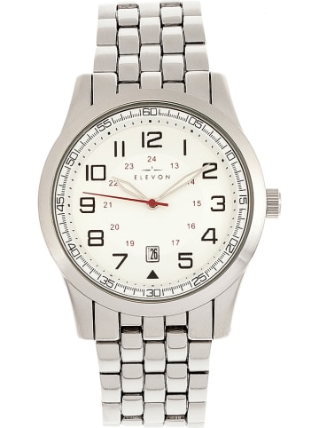 Elevon Zegarek kwarcowy "Garrison" w kolorze srebrno-białym