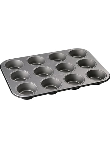 Zenker Muffinform "Energy" in Anthrazit - (L)38 x (B)26 cm